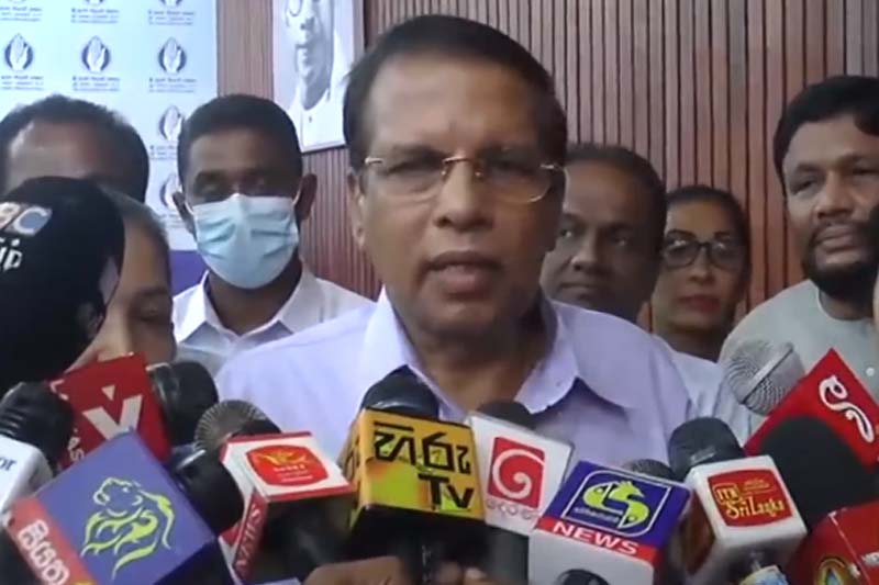 සර්ව පාක්ෂික ආණ්ඩුවකට යන ගමනේ කකුලෙන් අදින අය ගැන මෛත්‍රී කියයි (VIDEO)