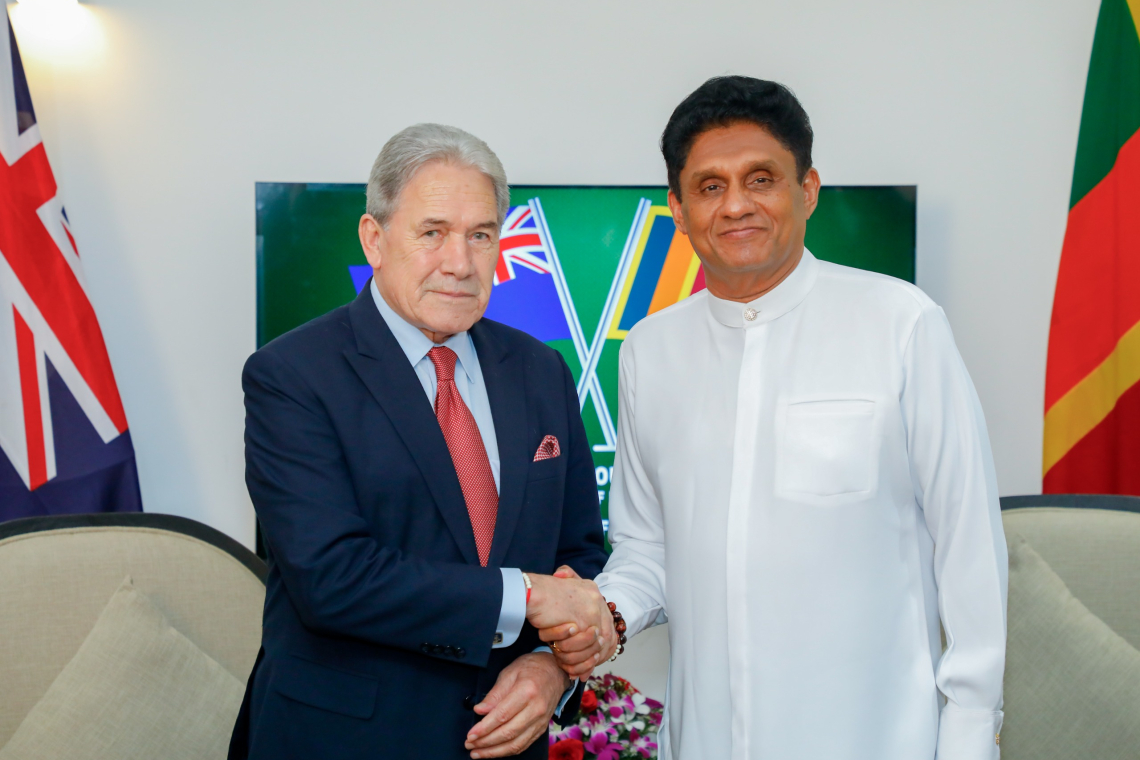 නවසීලන්ත නියෝජ්‍ය අගමැති විපක්ෂ නායක සජිත් ප්‍රේමදාස හමුවෙයි