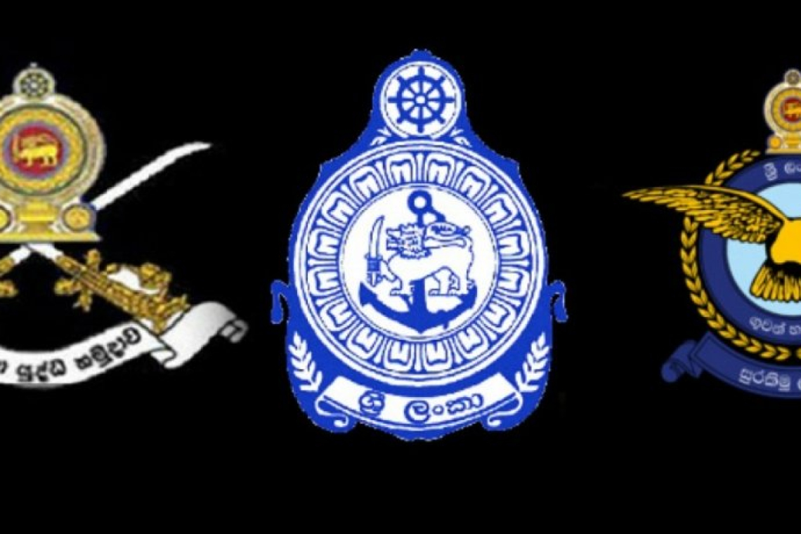 ත්‍රිවිධ හමුදාවෙන් පළාගිය 3000කට ආසන්න පිරිසක් අත්අඩංගුවට