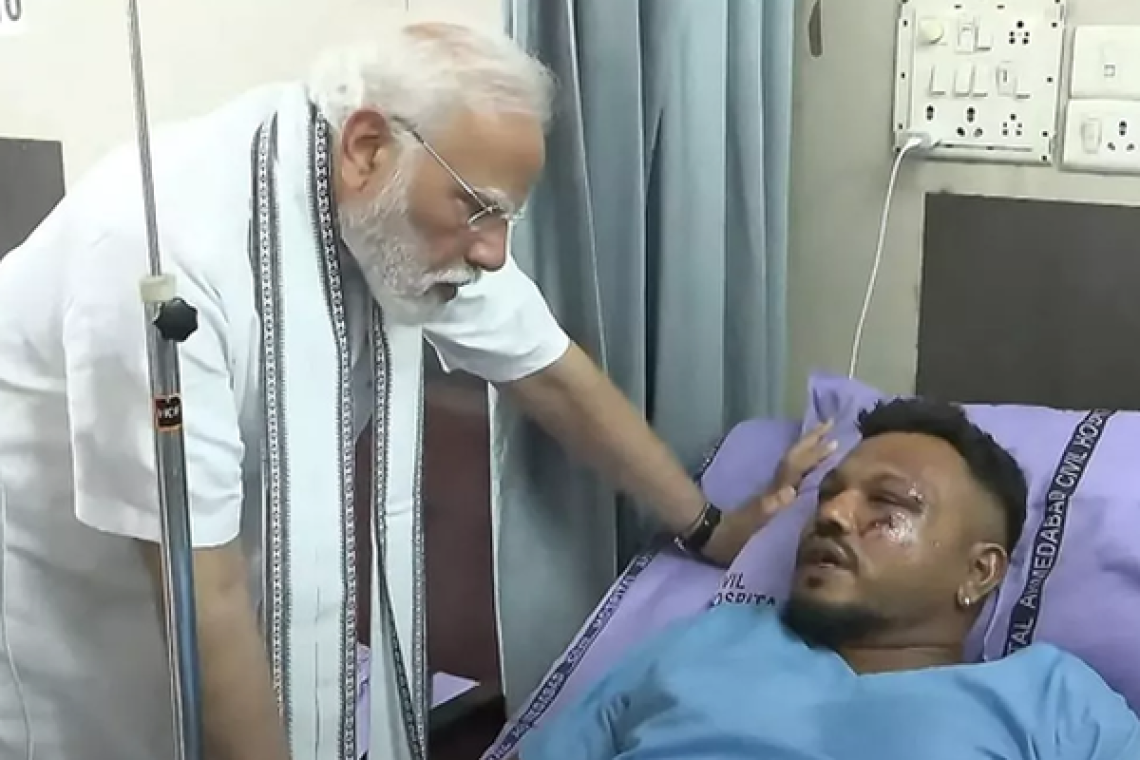 ඉන්දීය ගුවන් අනතුරින් දිවි බේරාගත් එකම ගුවන් මගියා බිහිසුණු අත්දැකීම ගැන මුල්වරට කතා කරයි
