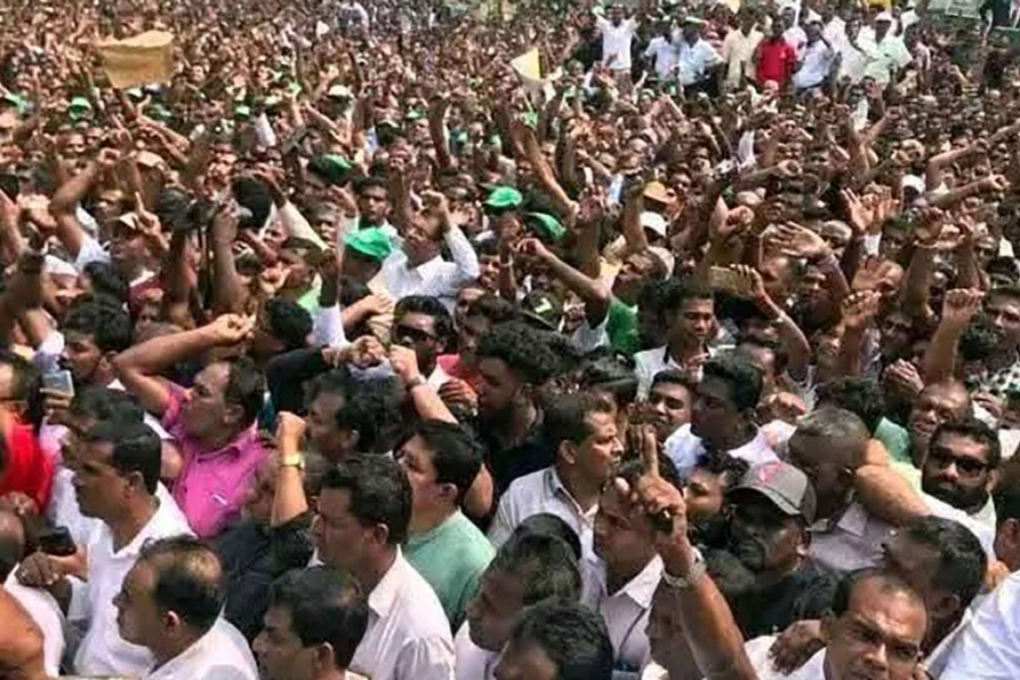 රනිල් වෙනුවෙන් කොළඹට ජන ගඟක්