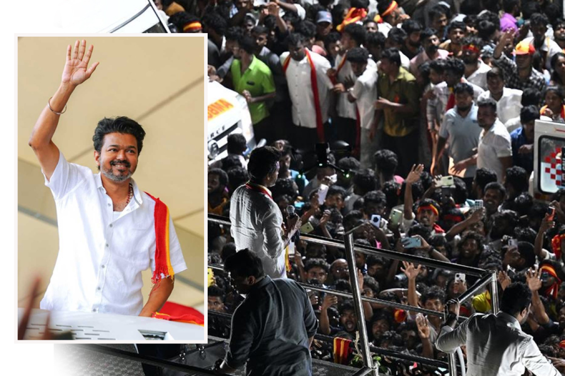 තලපති විජේගේ රැලියකදී ඇති වූ තෙරපීමකින් පුද්ගලයින් 31ක් මරුට: 50කට තුවාල 