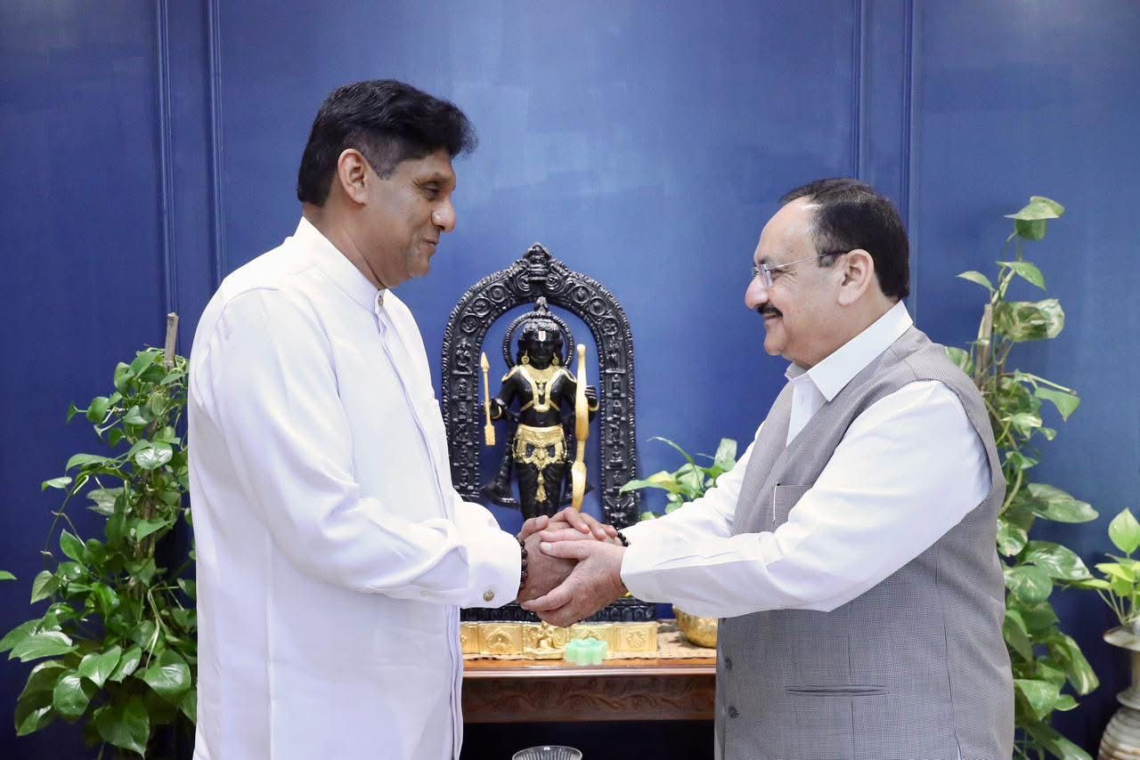 ලංකාවේ ඖෂධ හිඟය නැති නැති කරන්න උදව් වෙන්න – සජිත් ඉන්දීය රජයෙන් ඉල්ලයි