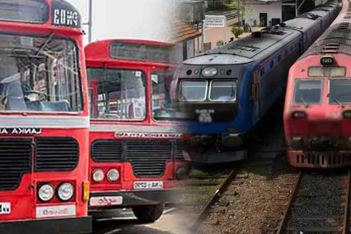 අද බස් ධාවනය අවශ්‍යතාව අනුව - දුම්රිය ධාවනයෙත් වෙනසක්