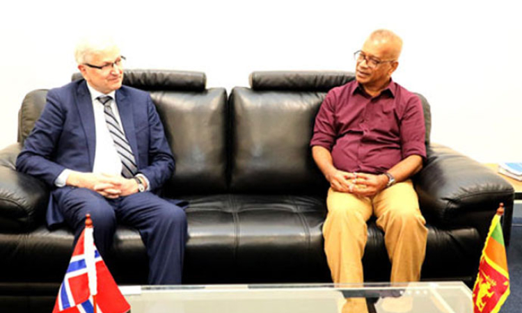 මෙරට කෘෂි අපද්‍රව්‍යවලින් ගෑස් නිෂ්පාදනයට නෝර්වේ රජයේ අවධානය