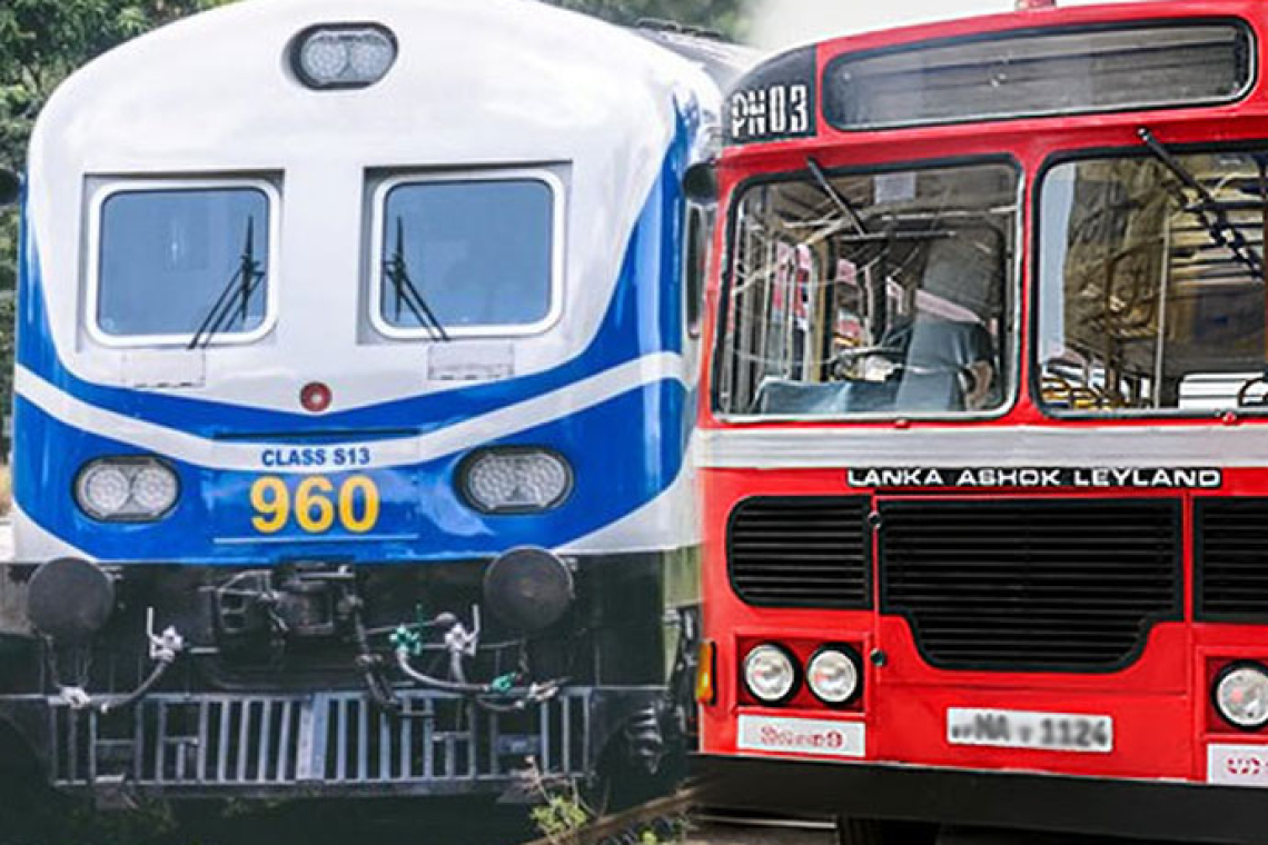 පෞද්ගලික බස් සහ දුම්රිය ධාවනය සාමාන්‍ය තත්ත්වයට