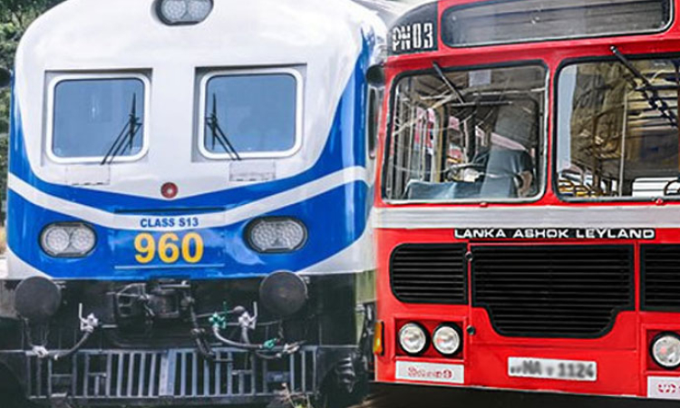 පෞද්ගලික බස් සහ දුම්රිය ධාවනය සාමාන්‍ය තත්ත්වයට