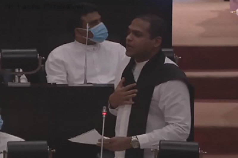 පාස්කු ප්‍රහාරයේ මහමොළකරු ගැන හරීන්ගේ කතාවට පාර්ලිමේන්තුව නොසන්සුන් (VIDEO)